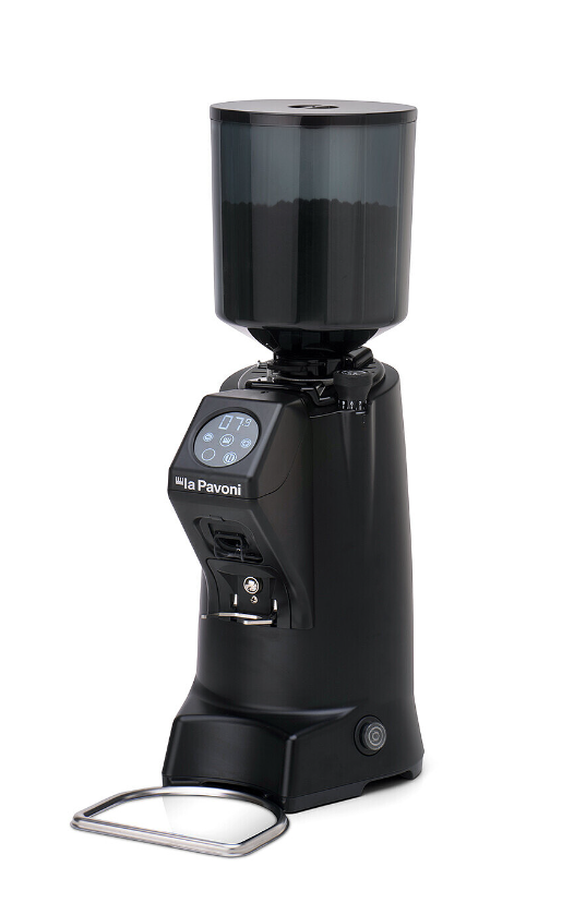 LA PAVONI ZIP PRO BLACK 120V - Programmable Dosing , 1.4 Kg Hopper