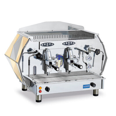 La Pavoni DIAMANTE 2V-B 2 group Volumetric Commercial Espresso Machine Gold
