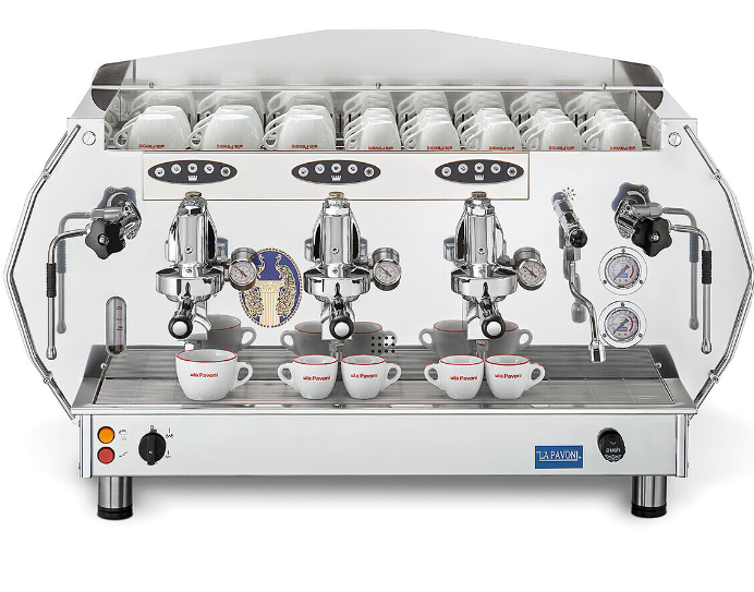 La Pavoni DIAMANTE 3V-B, 3 Group Volumetric, Commercial Espresso Machine