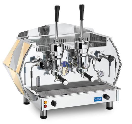 La Pavoni DIAMANTE 2L 2 Group Lever Commercial Espresso Machine